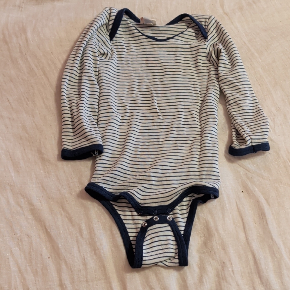 Engel Wool/Silk Baby Bodysuit, Size 12 Months, Made In Germany